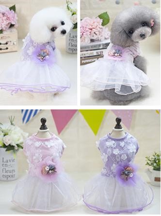 Pet Girl Purple Ballet Dress YP-201803023 (XL)