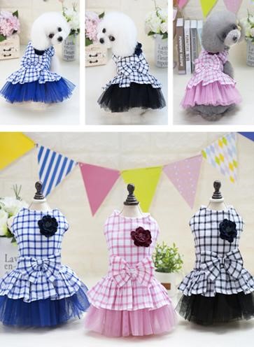 Pet Girl Black Pattern Dress 201803024 (XL)