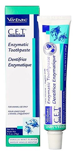 Virbac CET Toothpaste Vanila &amp; Mint Green (2.5oz)