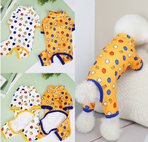 Pet Pajamas White smile (2XL)