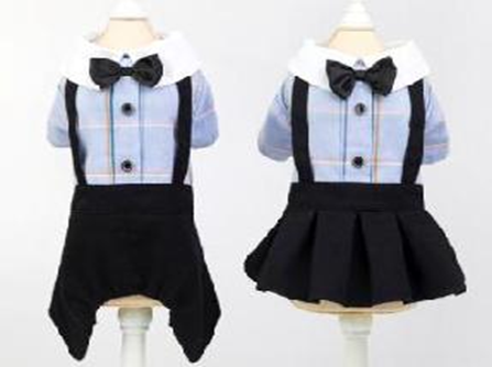 Pet Dress Blue(S) F038