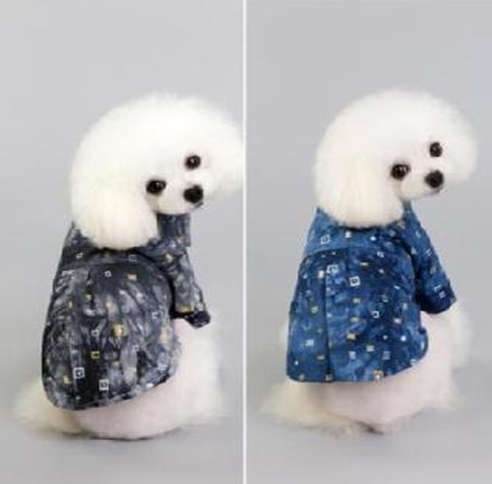 Pet Shirt Blue (L) F008-2