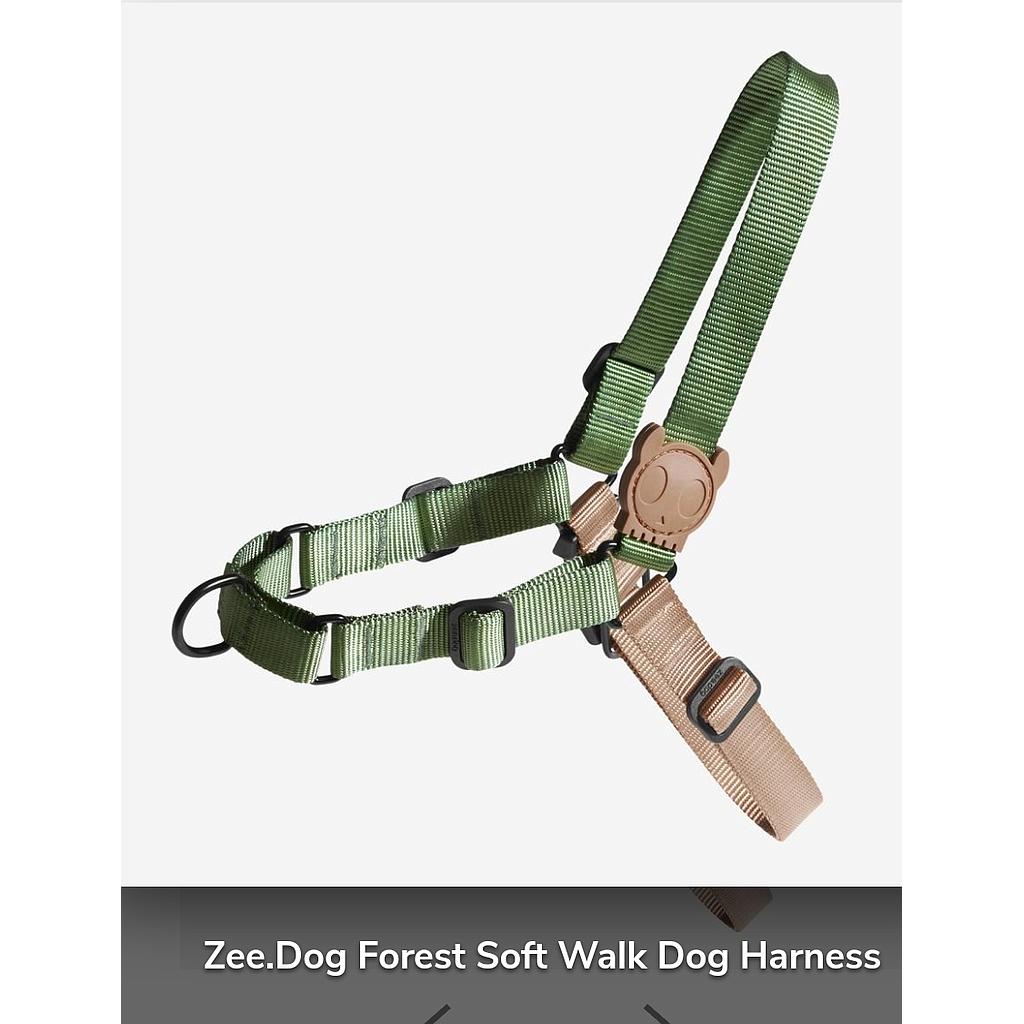 Zeedog Forest Soft Walk Dog Harness M