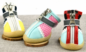 Pet Shoes Black Color PDS-053C (Size-2) - 4*3.2