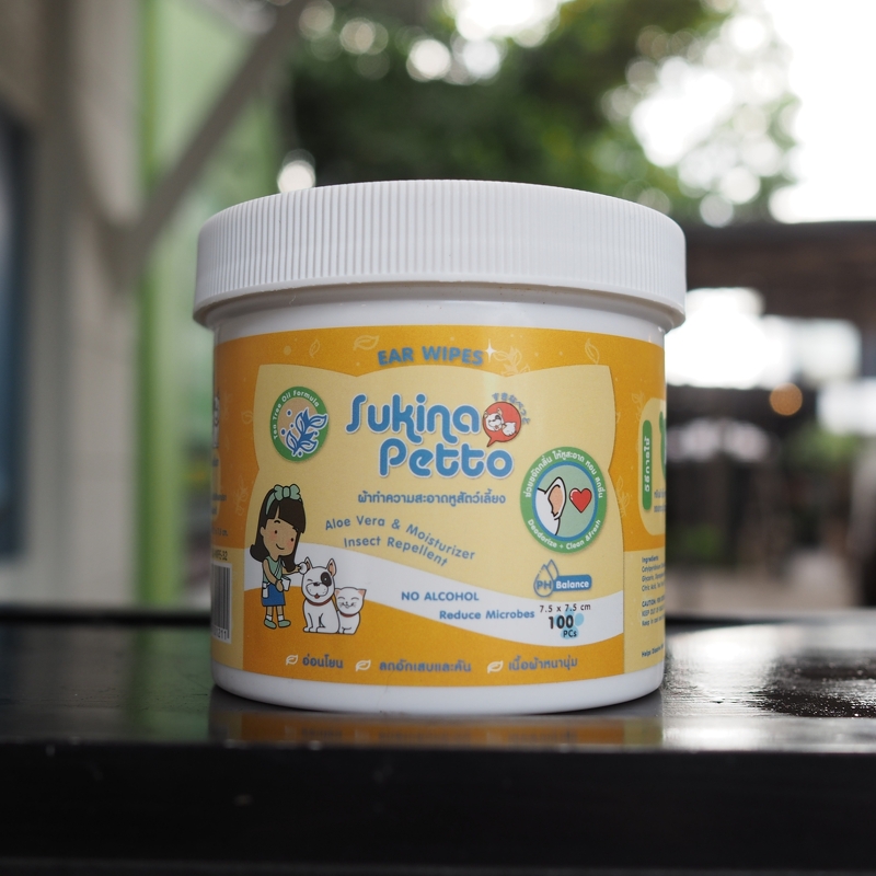 Sukina Petto - Pet Ear Wipes